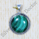 Beautiful Malachite Gemstone 925 Sterling Silver Stylish Jewelry Pendant SJWP-435