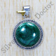 Beautiful Malachite Gemstone 925 Sterling Silver Jewelry Royal Pendant SJWP-463
