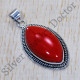 Beautiful Coral Gemstone 925 Sterling Silver Jewelry Fancy Pendant SJWP-473