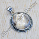 Crystal Gemstone Authentic 925 Sterling Silver Unique Jewelry Pendant SJWP-476