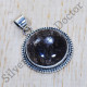 Black Rutile Gemstone Pure 925 Sterling Silver Designer Jewelry Pendant SJWP-520