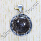 Black Rutile Gemstone Pure 925 Sterling Silver Designer Jewelry Pendant SJWP-520