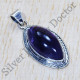 Causal Wear Jewelry Amethyst Gemstone 925 Sterling Silver Pendant SJWP-548