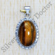 Anniversary Gift Jewelry 925 Sterling Silver Tiger Eye Gemstone New Pendant SJWP-591