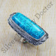 Amazing Look Jewelry 925 Sterling Silver Turquoise Gemstone Finger Ring SJWR-834