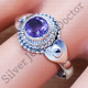 Amethyst Gemstone Jaipur Fashion Jewelry 925 Sterling Silver Ring SJWR-981