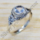 Authentic 925 Sterling Silver Wedding Jewelry Crystal Gemstone Ring SJWR-1027
