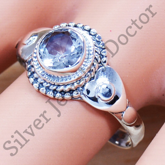 Amazing Look Jewelry Crystal Gemstone 925 Sterling Silver Ring SJWR-1048
