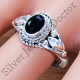 925 Sterling Silver Black Onyx Gemstone Handmade Jewelry Ring SJWR-1072