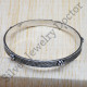 Indian Latest Fashion Jewelry 925 Sterling Silver Handcrafted Bangle SJWB-151