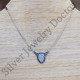 Indian Designer Rainbow Moonstone 925 Sterling Silver Jewelry New Necklace SJWN-110