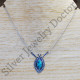 Classic Look Jewelry Exotic Turquoise Gemstone 925 Sterling Silver Necklace SJWN-128