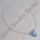 Anniversary Gift Jewelry Rainbow Moonstone 925 Sterling Silver Royal Necklace SJWN-147