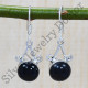 Black Onyx Gemstone Authentic 925 Sterling Silver Royal Jewelry Earrings SJWE-273