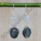 Beautiful Labradorite Gemstone 925 Sterling Silver Unique Jewelry Earrings SJWE-289