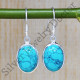 Turquoise Gemstone 925 Sterling Silver Designer Jewelry Fine Earrings SJWE-295