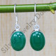 Beautiful Green Onyx Gemstone Jewelry 925 Sterling Silver Royal Earrings SJWE-301