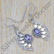 Amethyst Gemstone Wedding Jewelry 925 Silver Woman Earrings SJWE-326