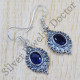 Iolite Gemstone Magnificent 925 Sterling Silver Jewelry Earrings SJWE-393