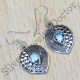 Amazing Look 925 Sterling Silver Jewelry Blue Topaz Gemstone Earrings SJWE-397