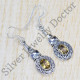 Citrine Gemstone 925 Sterling Silver Factory Direct Jewelry Earrings SJWE-405