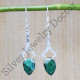 Emerald Gemstone 925 Sterling Silver Amazing Look Jewelry Earrings SJWE-411