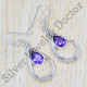 Anniversary Gift Jewelry Amethyst Gemstone 925 Sterling Silver Earrings SJWE-430