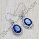 Amazing Look Jewelry 925 Sterling Silver Sapphire Gemstone Earrings SJWE-455