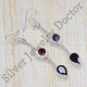 Anniversary Gift Jewelry Garnet Gemstone 925 Sterling Silver Earrings SJWE-488