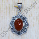 Amazing Look Jewelry Carnelian Gemstone 925 Sterling Silver Pendant SJWP-650