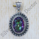 925 Sterling Silver Light Weight Jewelry Mystic Topaz Gemstone Pendant SJWP-655