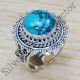 Turquoise Gemstone 925 Sterling Silver Exclusive Jewelry Ring SJWR-1378