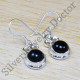Black Onyx Gemstone Handcrafted 925 Real Sterling Silver Earrings SJWE-515