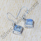 Authentic 925 Sterling Silver Rainbow Moonstone Jewelry Earrings SJWE-532