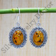 Amber Gemstone 925 Sterling Silver Handcrafted Jewelry Earrings SJWE-542