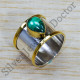 Anniversary Gift Jewelry Malachite gemstone 925 Sterling Silver Ring SJWR-1479