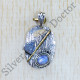 Designer Jewelry Rainbow Moonstone 925 Sterling Silver And Brass Pendant SJWP-764