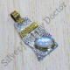 Authentic 925 Sterling Silver And Brass Rainbow Moonstone Jewelry Pendant SJWP-773