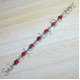 Amazing Look Jewelry Coral Gemstone 925 Sterling Silver Fancy Bracelet SJWBR-439