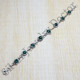 925 sterling silver indian jewelry beautiful malachite gemstone bracelet SJWBR-12