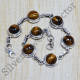 factory direct tiger eye gemstone jewelry 925 sterling silver new bracelet SJWBR-26