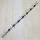 925 sterling silver designer jewelry lapis lazuli gemstone new bracelet SJWBR-32