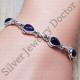 amethyst gemstone 925 sterling silver fine jewelry bracelet SJWBR-36