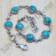 unique turquoise gemstone wholesale jewelry 925 sterling silver new bracelet SJWBR-40