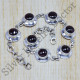 beautiful garnet gemstone nice jewelry 925 sterling silver bracelet SJWBR-43