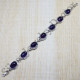 Amethyst Gemstone 925 Sterling Silver indian fashion Jewelry Bracelet SJWBR-62