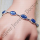 Blue Apatite Gemstone 925 Sterling Silver Jewelry New Bracelet SJWBR-64