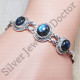 925 Sterling Silver Labradorite Gemstone Handmade Jewelry Bracelet SJWBR-73