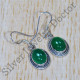 Amazing Look Jewelry 925 Sterling Silver Green Onyx Gemstone Earrings SJWE-649