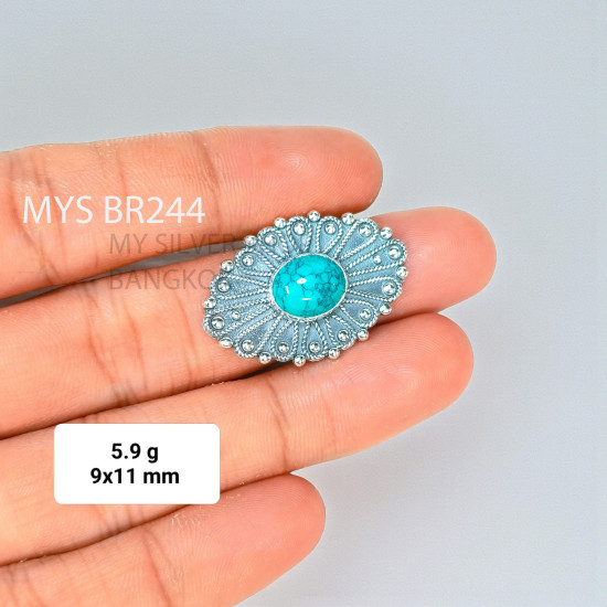 925 Sterling Silver Ring (MYSBR-244) 925 Sterling Silver Ring (MYSBR-244)
